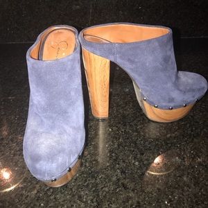 Jessica Simpson suede heels